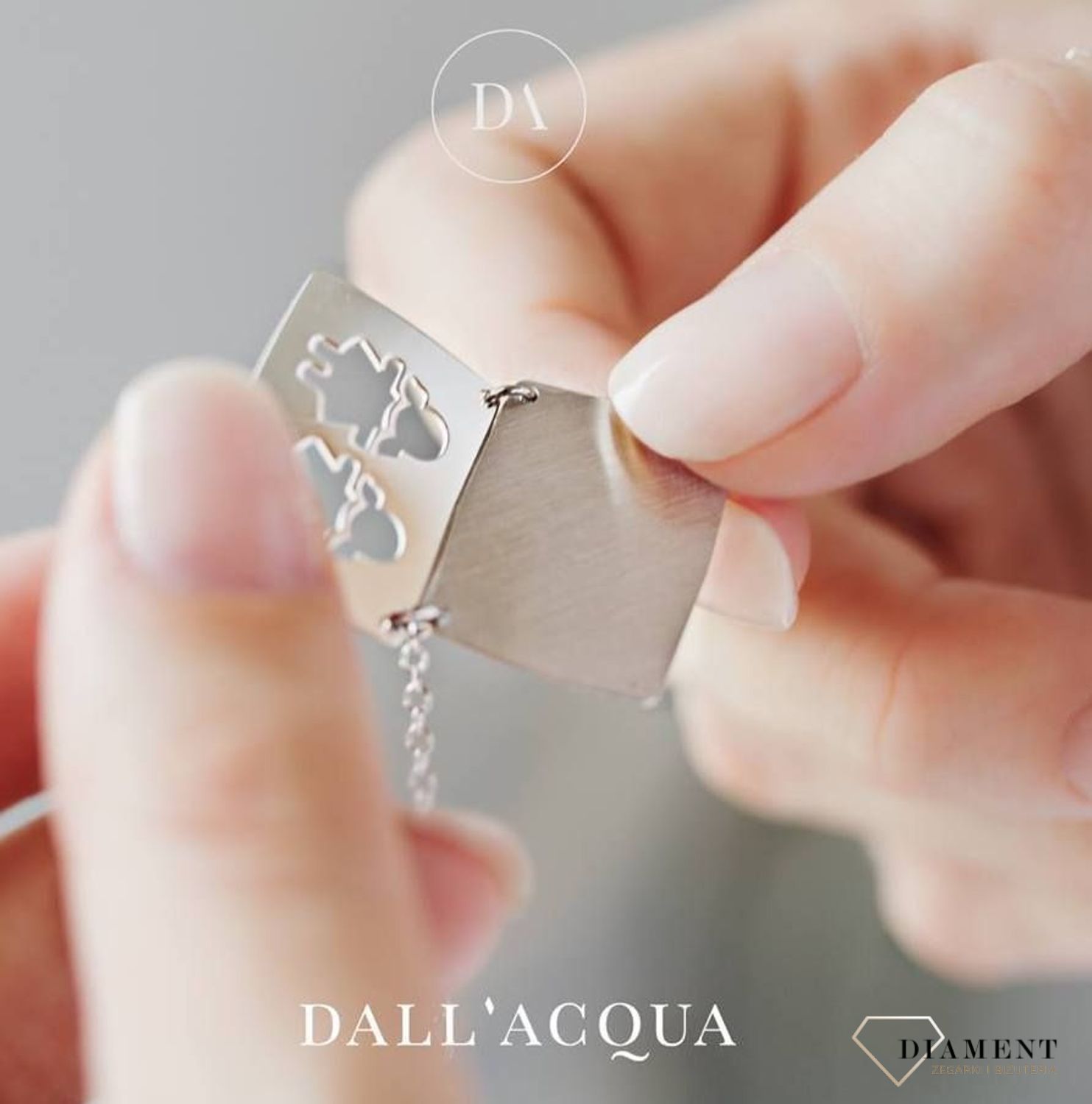 Naszyjnik srebrny aniołek Dall'Acqua C BF 14756 079.jpg